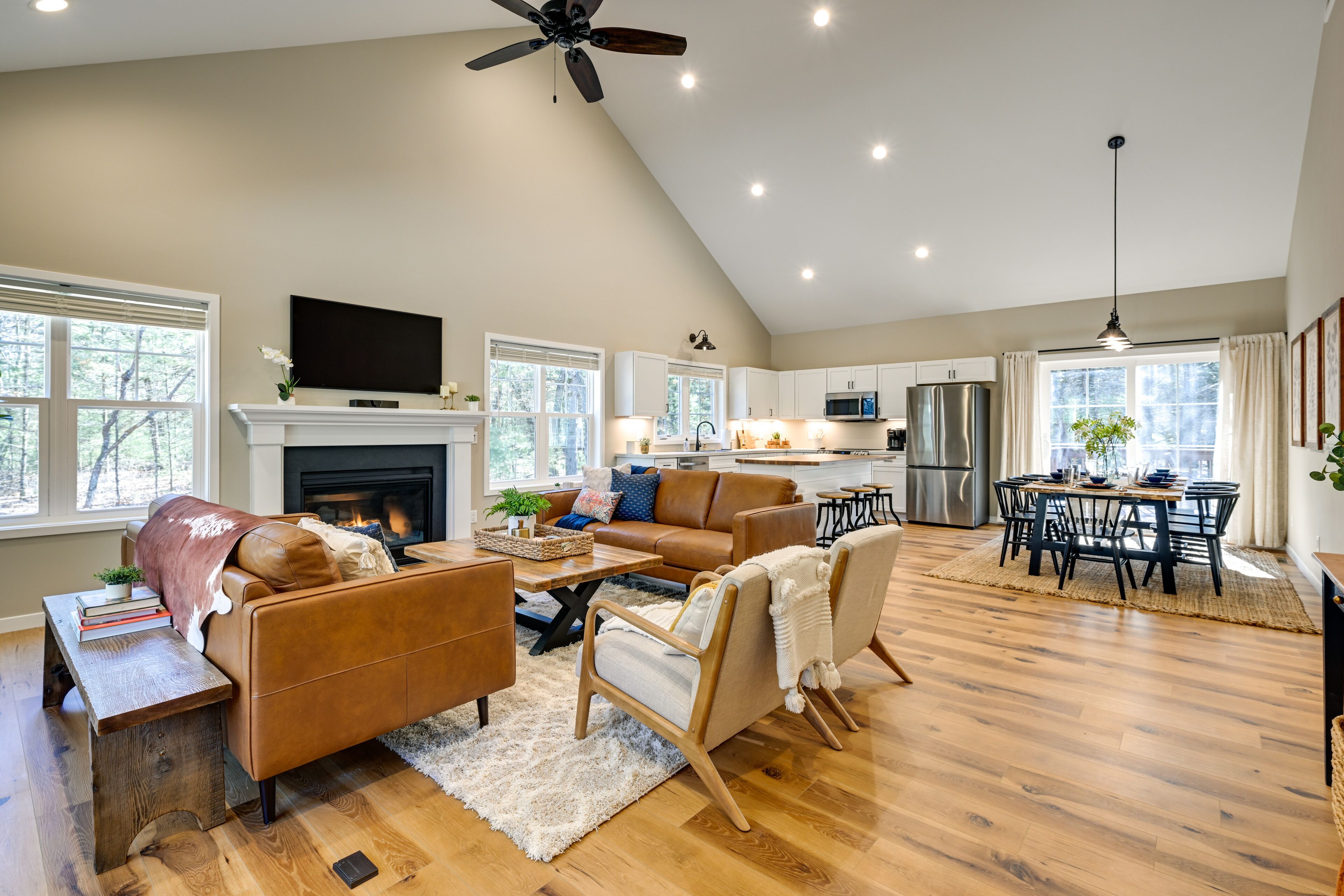 Chic Wisconsin Retreat w/ Deck, Grill & Fire Pit!