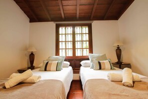 2 bedrooms, travel crib, WiFi, bed sheets