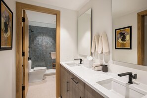 Hair dryer, towels