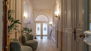 Sitteområde i lobbyen