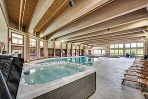 Indoor pool, outdoor pool