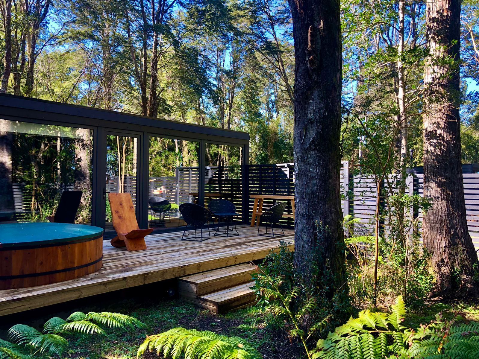 Overnatningsstedets facade