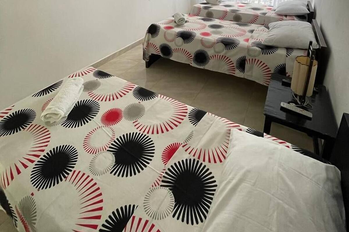 Free WiFi, bed sheets