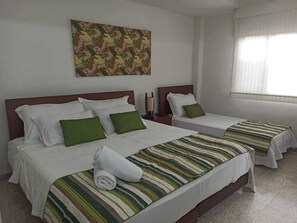 Free WiFi, bed sheets