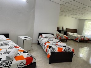 Free WiFi, bed sheets