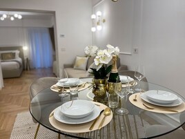 Superior suite, 1 slaapkamer, niet-roken | Woonruimte
