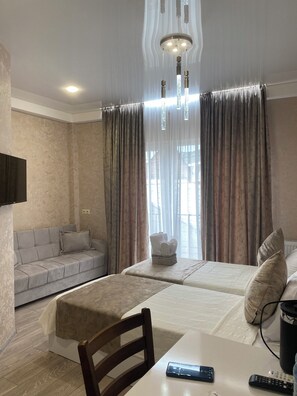 Kahden hengen perushuone | Italialaiset Frette-lakanat, ylelliset vuodevaatteet, untuvapeitot