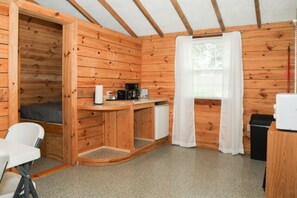 Interior - The Log Cabin At Hartman center (Milroy)
