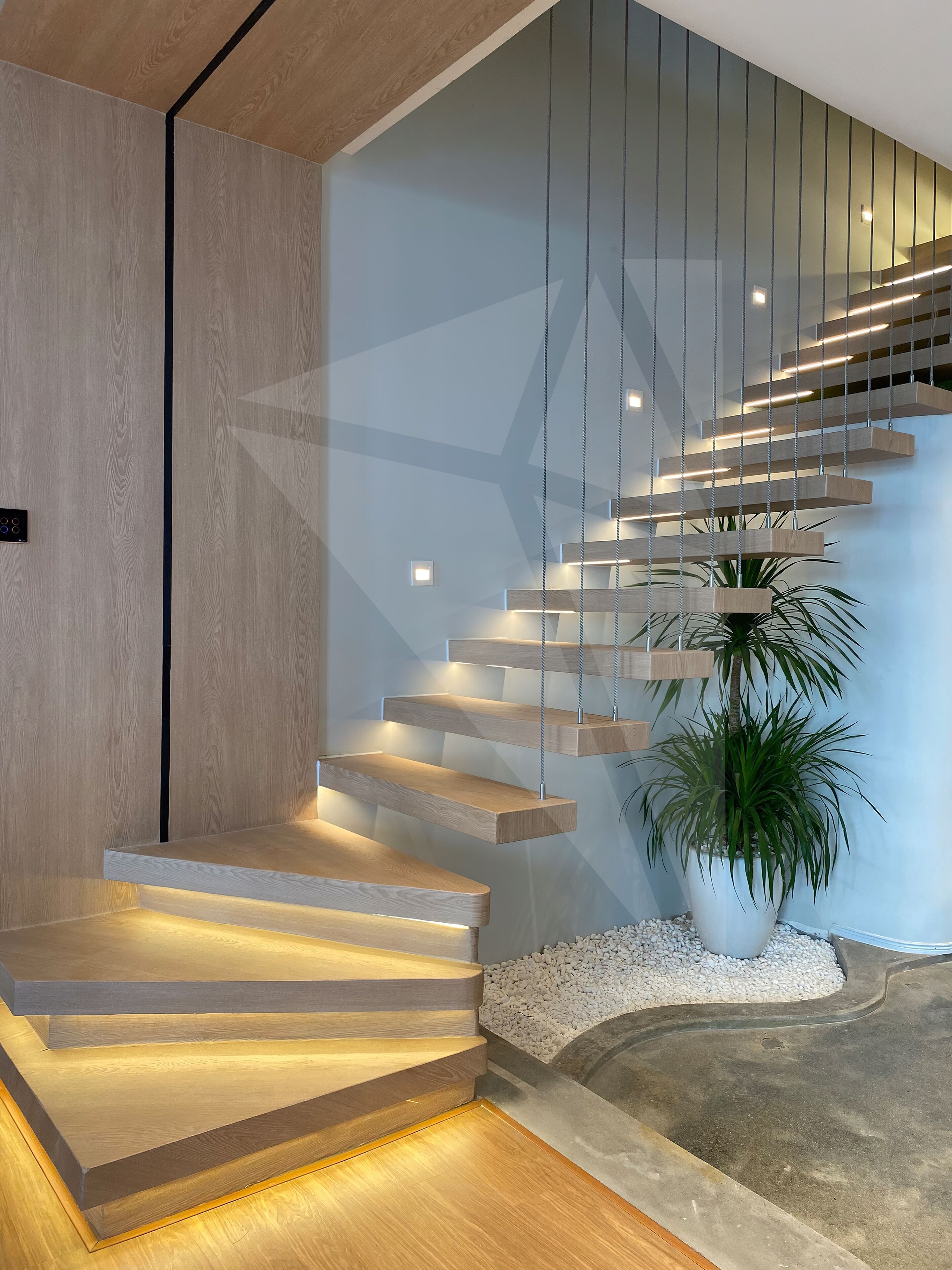 Family Villa | Living area | 80-inch Smart TV with satellite channels, TV, Netflix