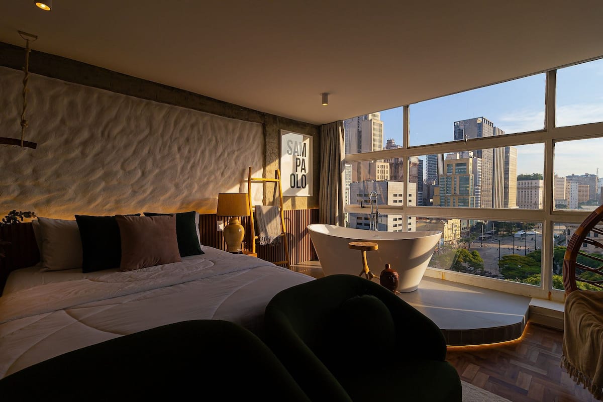 Apartamento superluxo | 1 quarto, individualmente decorados, Wi-Fi de cortesia