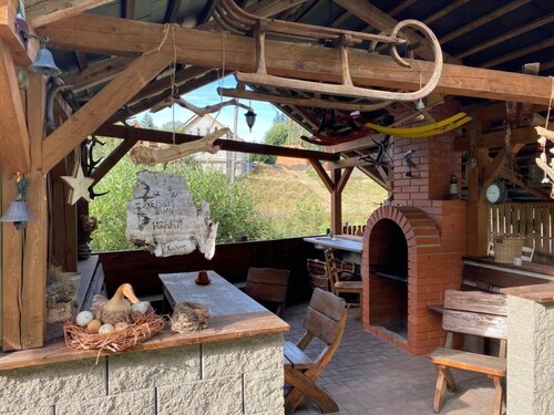 Family vacation home with 6 studio apartments.