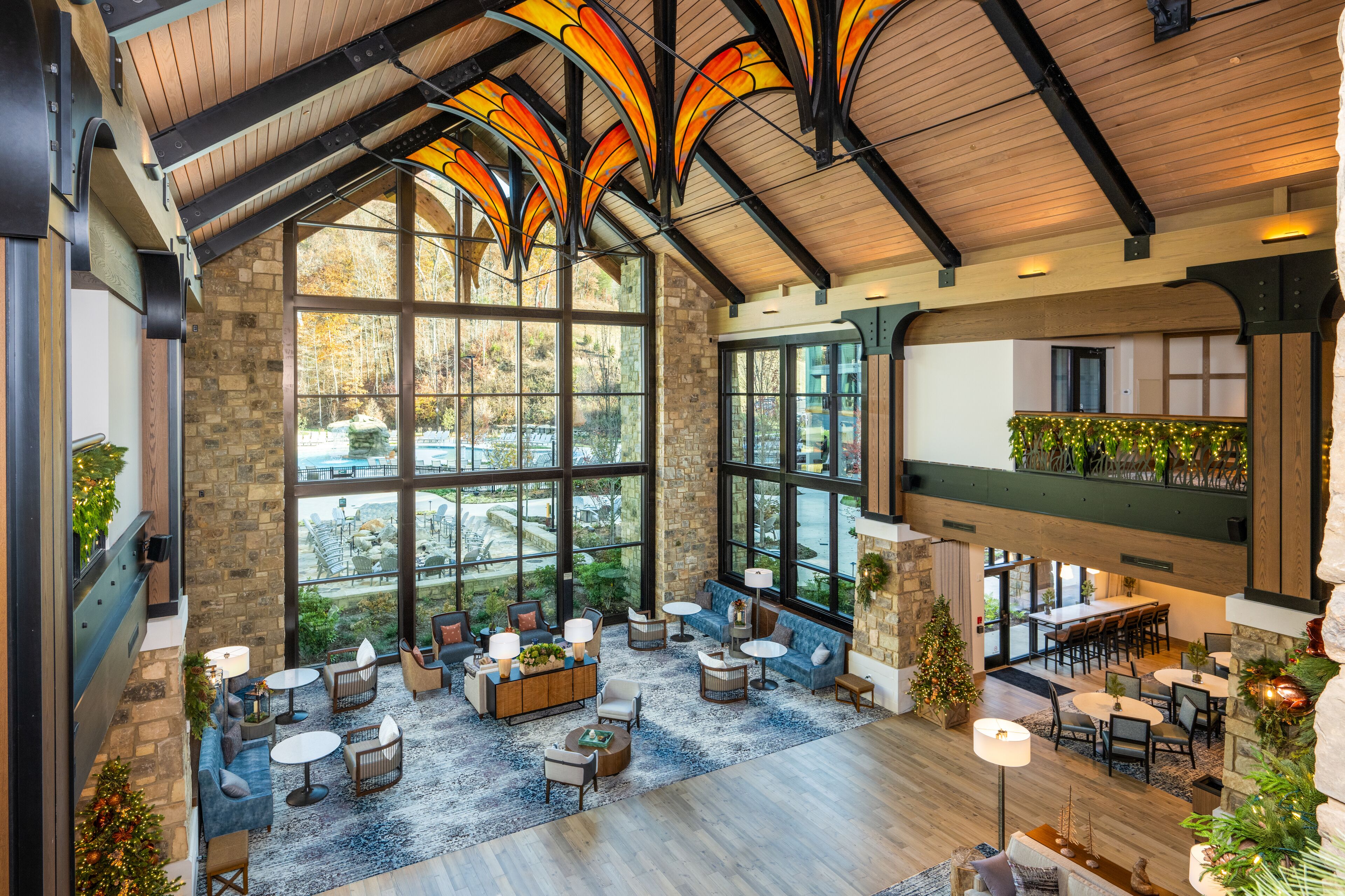 Lobby sitting area