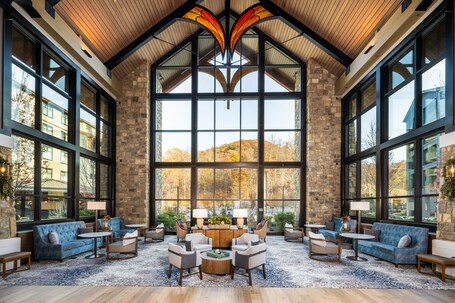 Sala de estar en el lobby