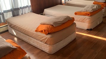 Basic Shared Dormitory | 1 bedroom, bed sheets