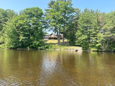 Peaceful riverside retreat nestled along the picturesque Wolf River