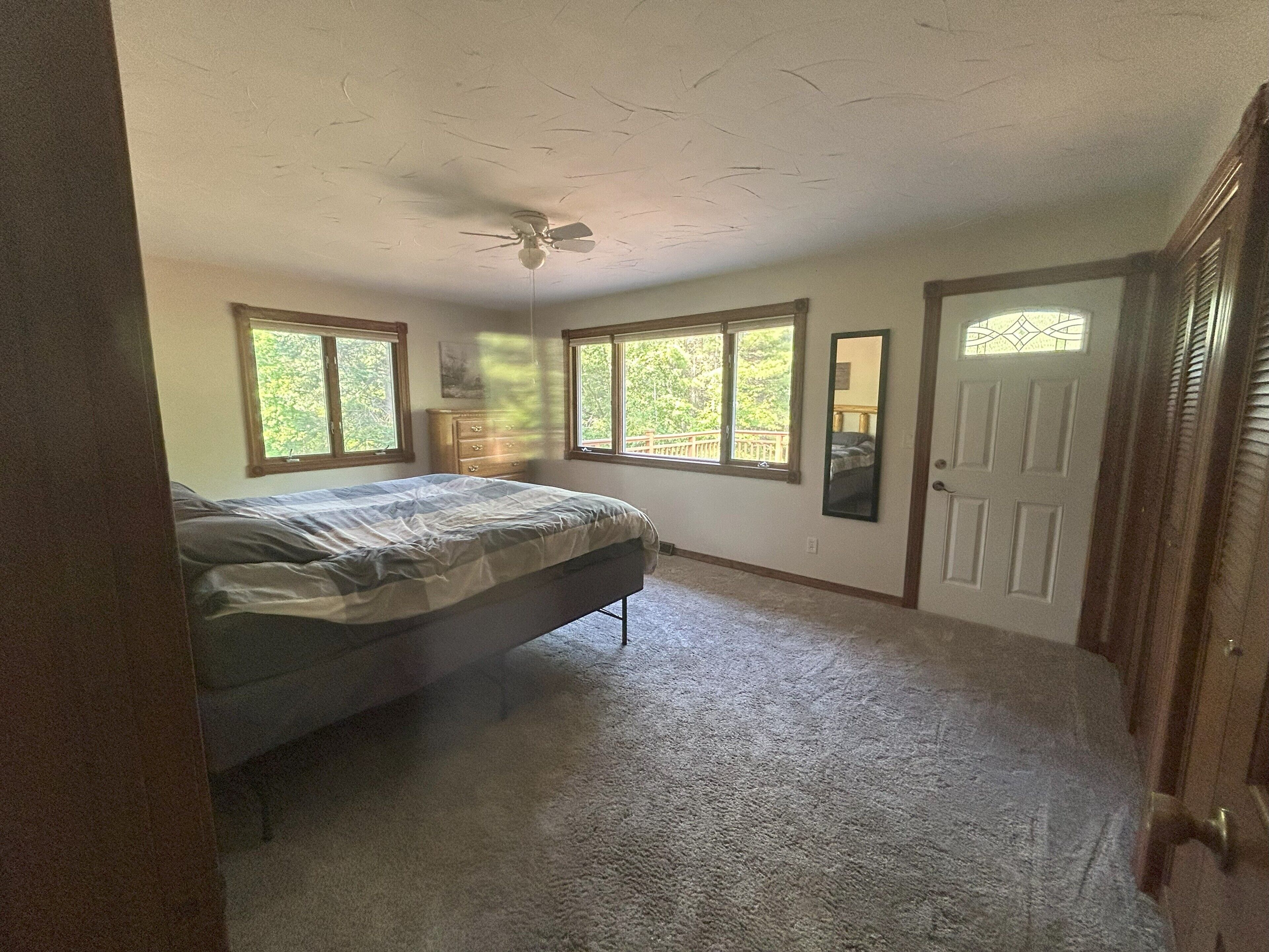 Peaceful riverside retreat nestled along the picturesque Wolf River