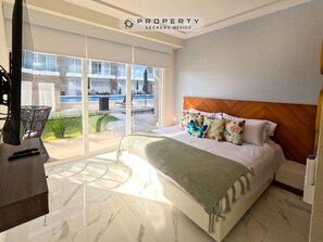 2 bedrooms, bed sheets - Fabulous brand new apartment in Nuevo Vallarta / Private pool /  Beach in 5 min. (Las Jarretaderas)