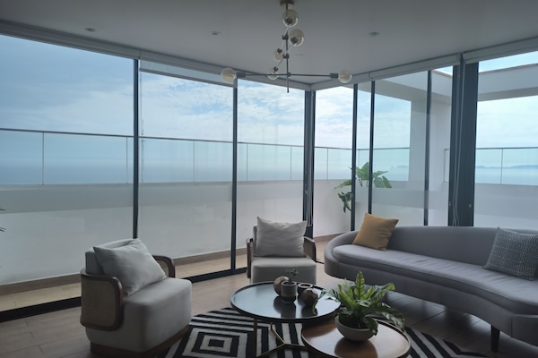 Smart TV, piso con calefacción