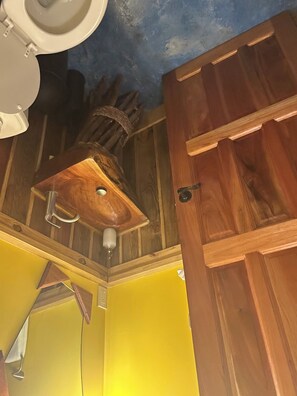 Family Cabin, 2 Bedrooms | Bathroom | Combined shower/tub, free toiletries, towels, soap - Howler Landing Vacation Rental (Bermudian Landing)