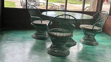 Family Cabin, 2 Bedrooms | Terrace/patio