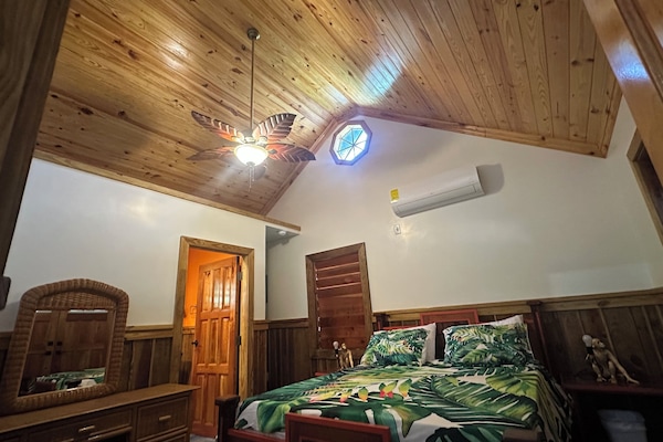 Family Cabin, 2 Bedrooms | Premium bedding, pillowtop beds, in-room safe, blackout drapes