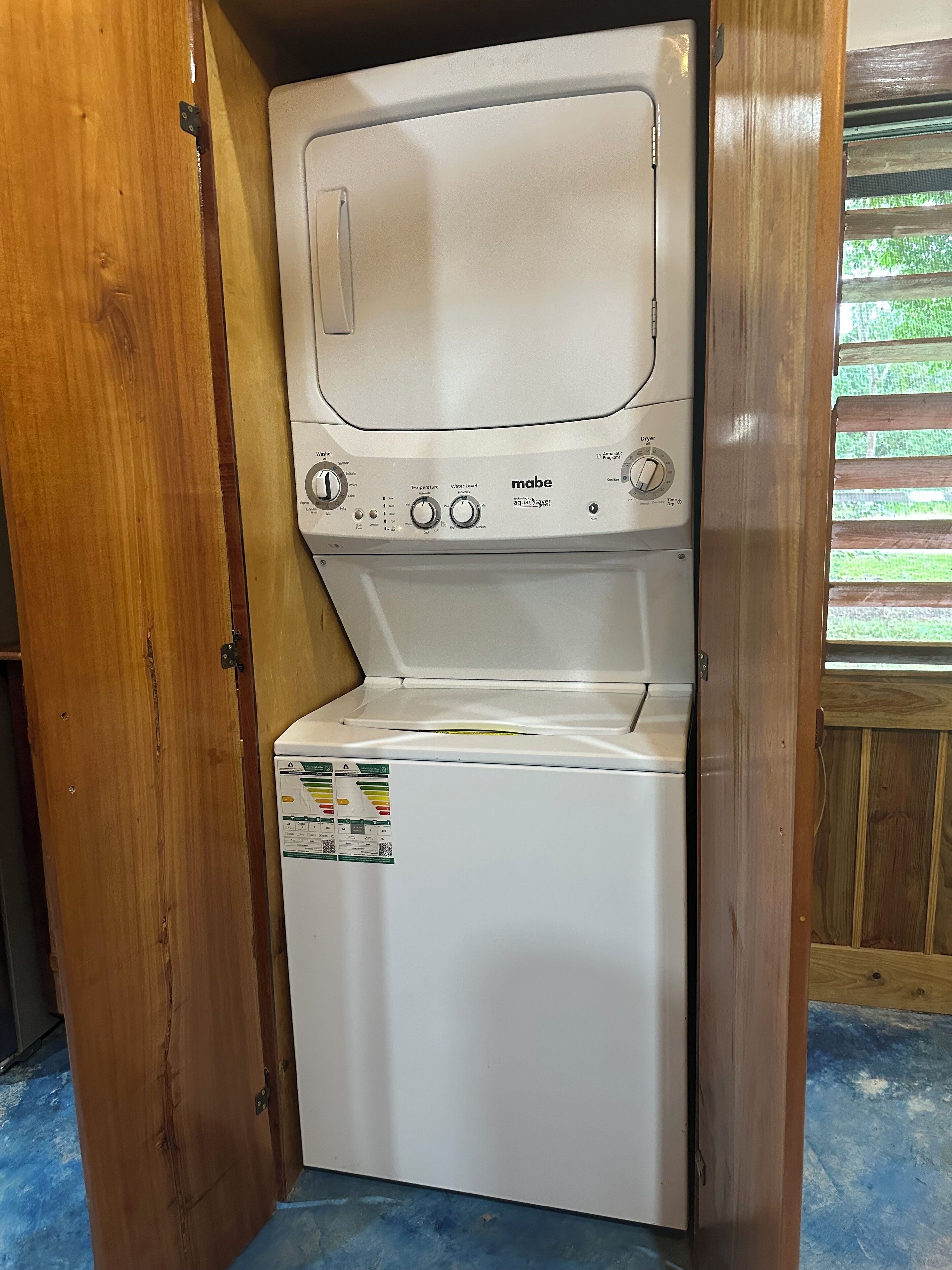 Familie huisje, 2 slaapkamers | Wasservice