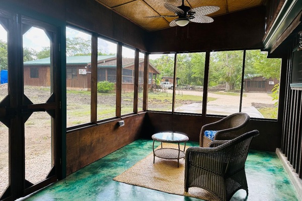 Economy huisje, 2 slaapkamers | Terras