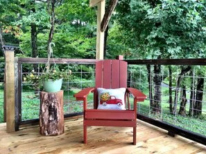 Terrace/patio - Roxy - Cozy Camper at Suches Wilderness Ranch (Suches)