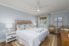 5 bedrooms, memory-foam beds, iron/ironing board, free WiFi