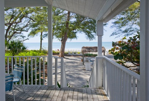 Gulf-Front Charm with Old Florida Soul-2BR Cottage