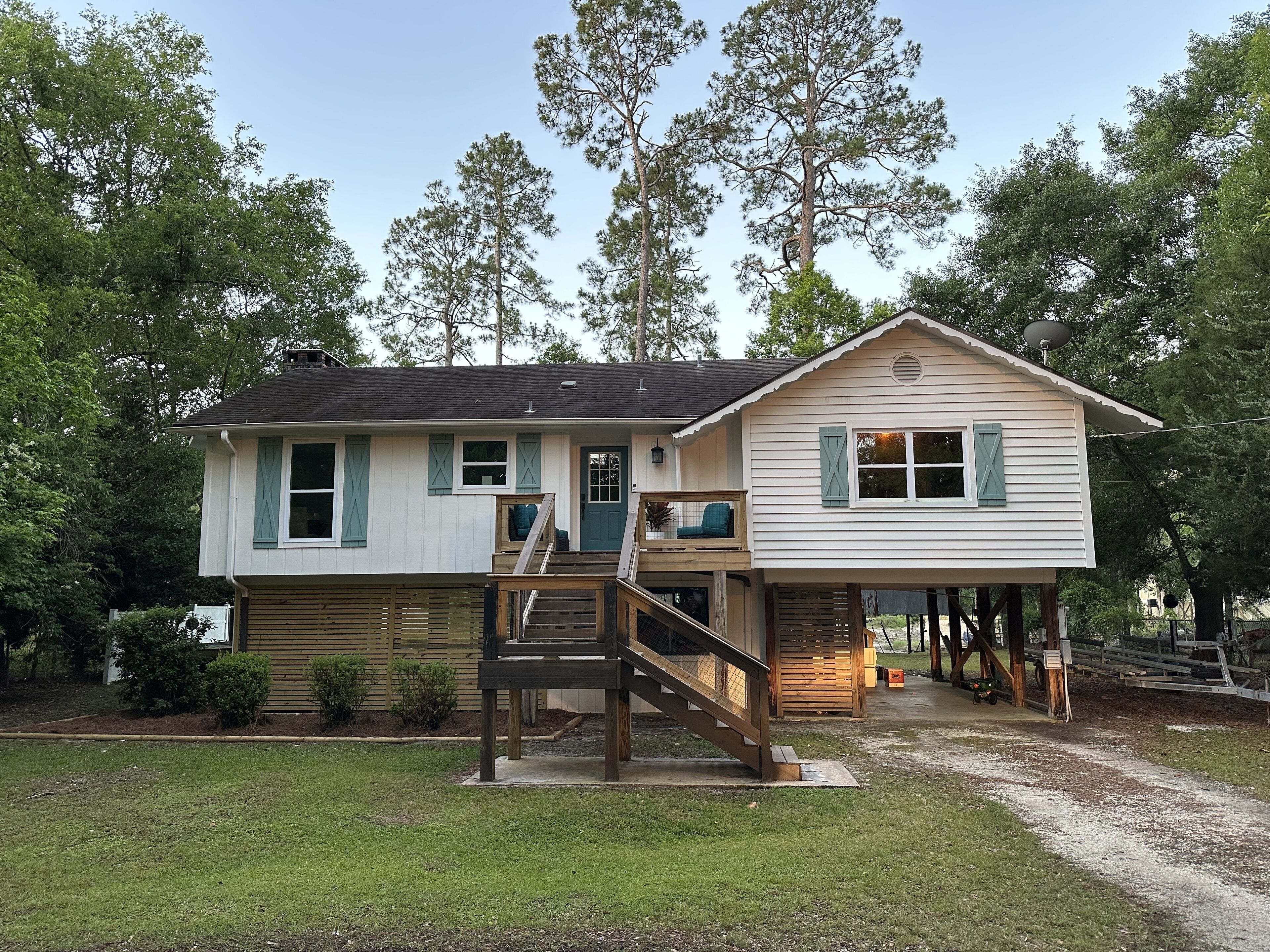 Updated home with water access and boat lift.