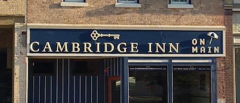 Majoituspaikan julkisivu