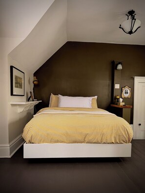 1 slaapkamer, een bureau, gratis wifi, beddengoed