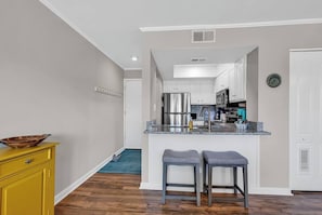 Fridge, microwave, oven, stovetop - Top‑Floor Retreat | Marsh Views, PGA Golf, Beach (Myrtle Beach)