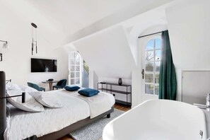 1 soverom, strykejern/-brett, wi-fi og sengetøy