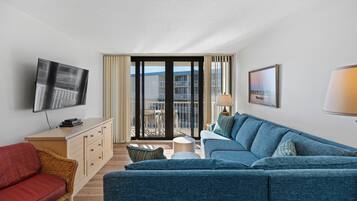 TV, ping pong, books