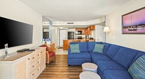 TV, table tennis, books - Ocean Air, Brand-New Flair — Renovated Pool View Retreat (St. Augustine Beach)