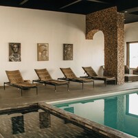 Una piscina techada