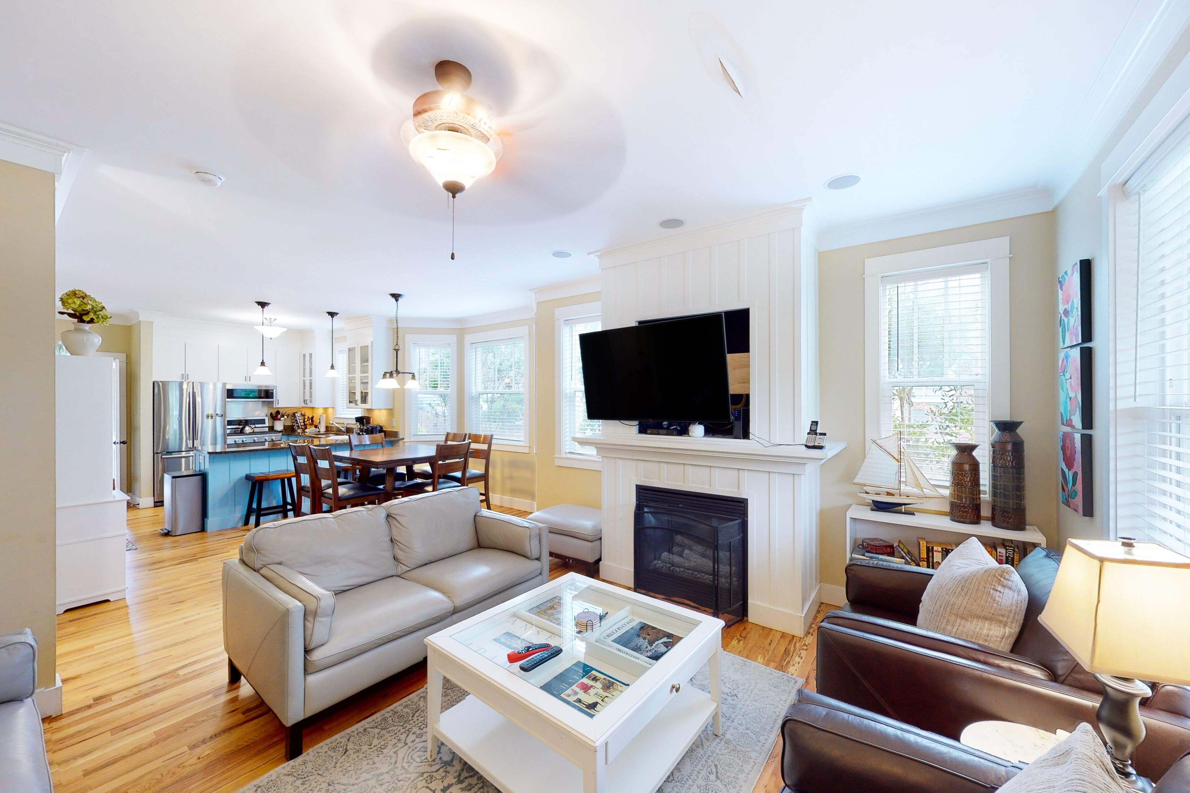 Dog-friendly, coastal charmer with pool, private hot tub, foosball table & deck