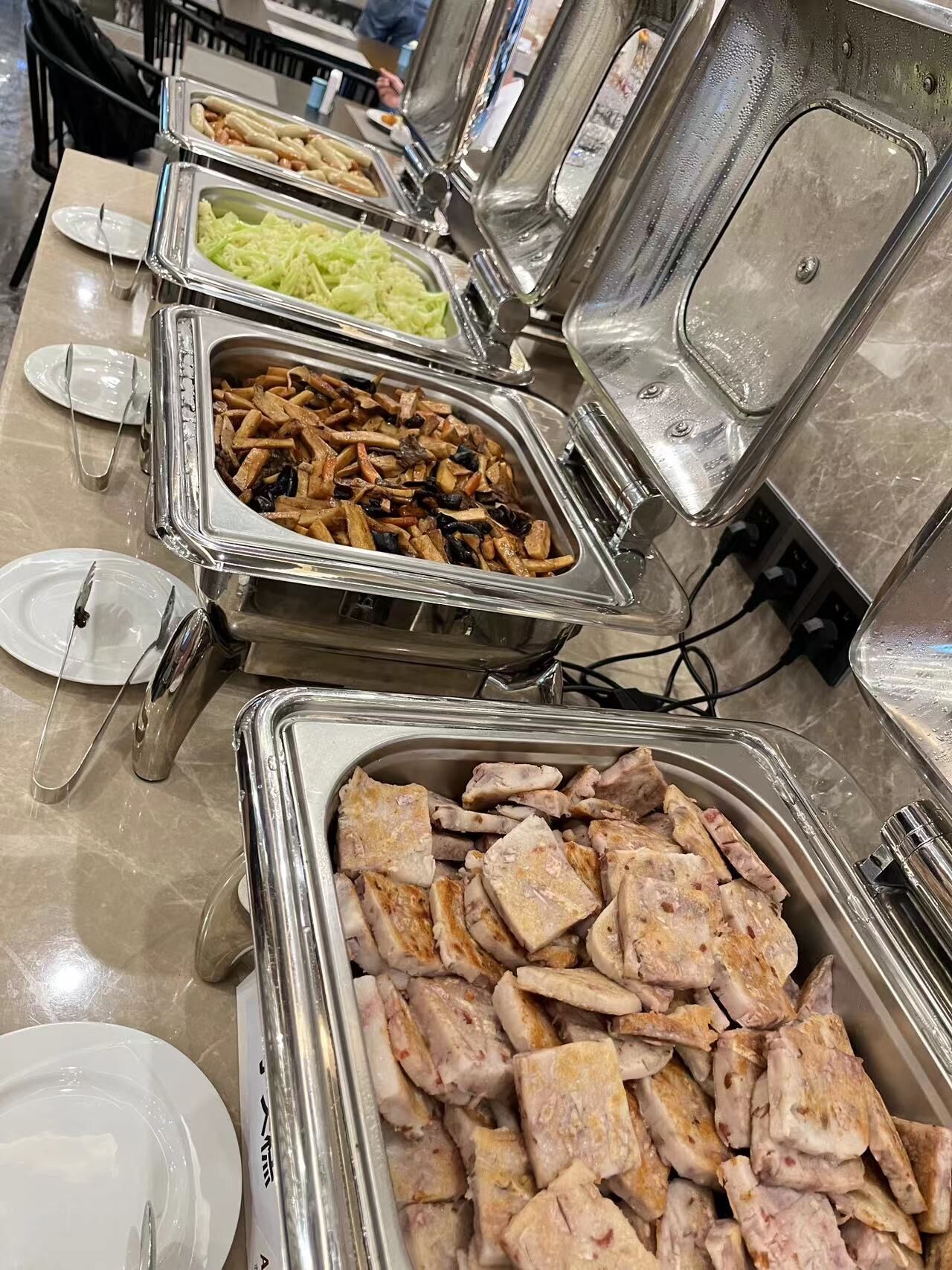 吃到飽自助式早餐