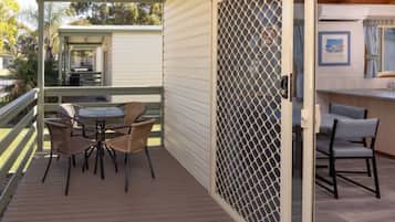 Spa Cabin - Sleeps 4 | Terrace/patio