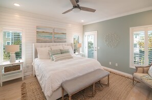 4 bedrooms, free WiFi, bed sheets - Hobbs Realty - “Carolina Pearl” | New! Inlet Views & Private Heatable Pool (Holden Beach)