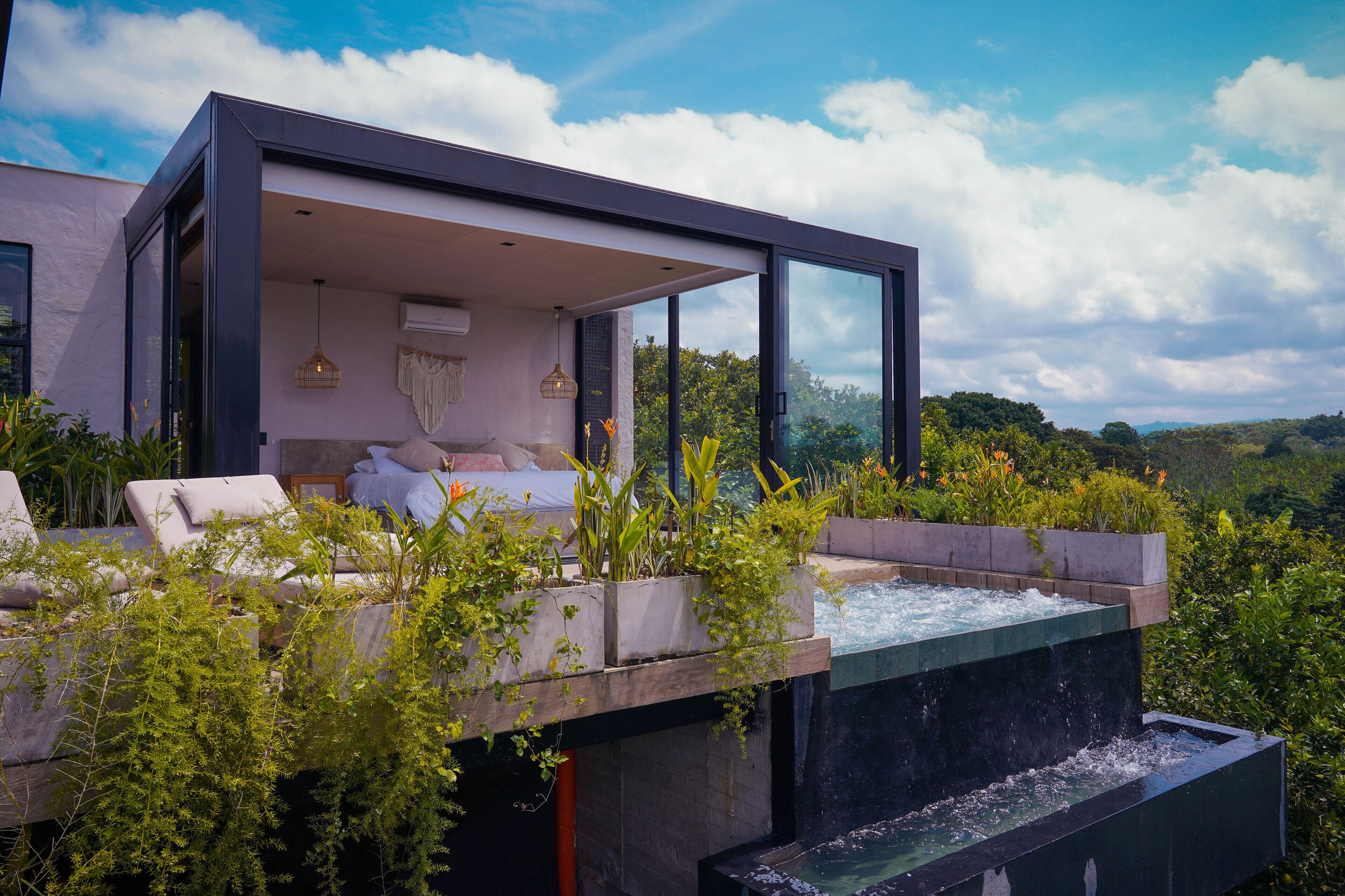 Deluxe Villa, 1 Bedroom, Private Pool, Mountain View | 1 bedroom, Egyptian cotton sheets, premium bedding, down comforters