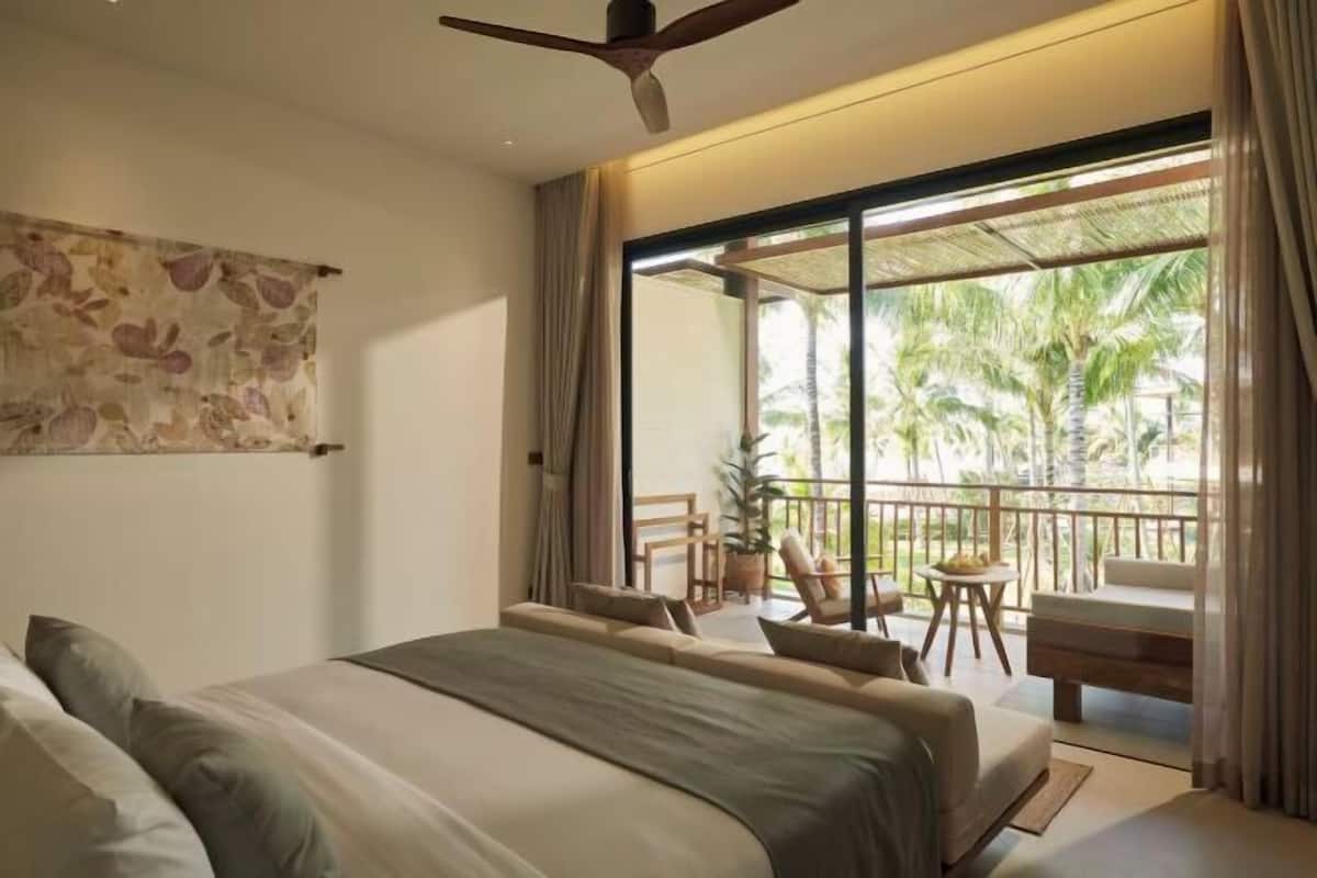 1 dormitorio, minibar (con algunos artículos gratuitos), caja fuerte