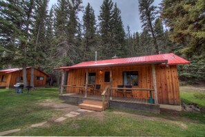 Exterior - Located against the mountains facing the river (Red River)