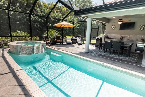Piscine chauffée