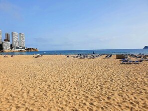 On the beach