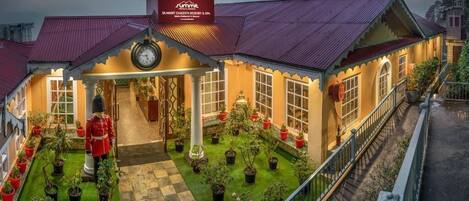 Overnatningsstedets facade