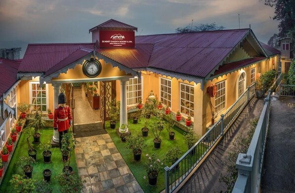 Voorkant van accommodatie