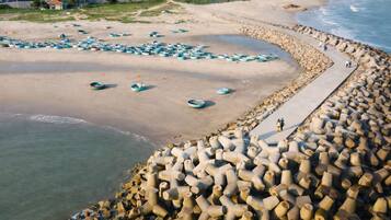 Beach nearby, white sand